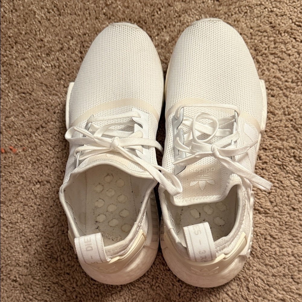 adidas White Sneaker with Off-White Accents - Picture 2 of 9